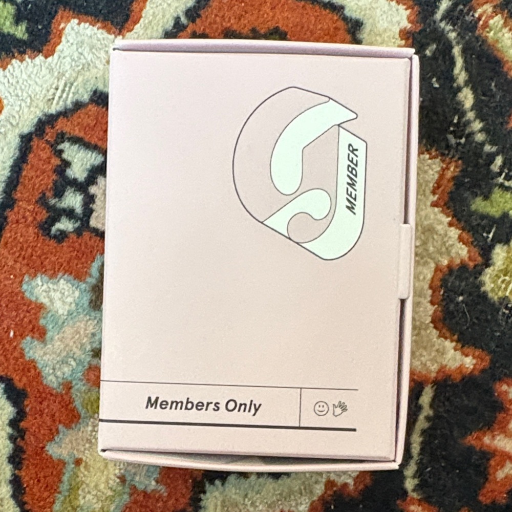 Members Only Glossier Keychain